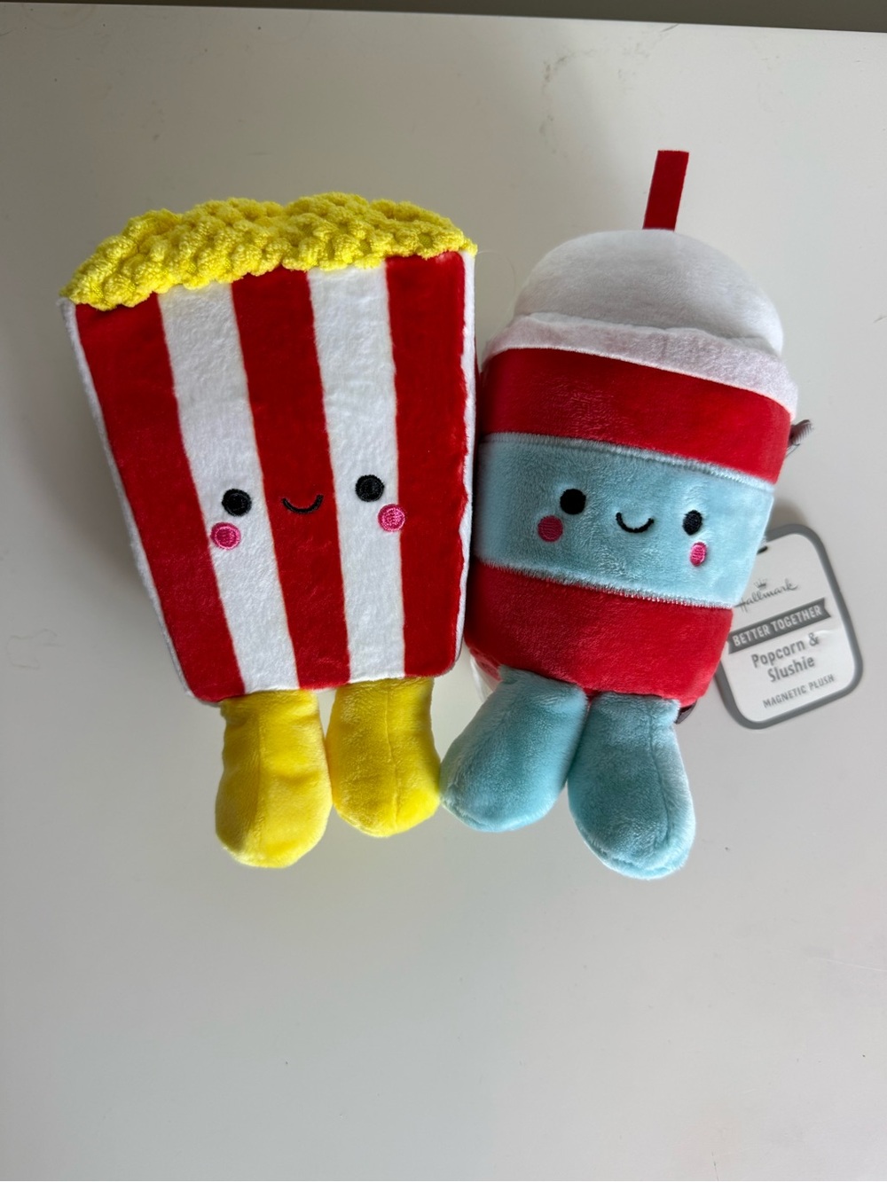 Hallmark Plush Popcorn Slushie Magnetic NWT Better Together